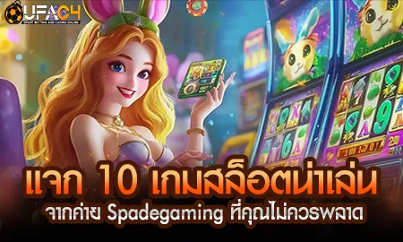 แจก 10 เกมสล็อตน่าเล่นจากค่าย Spadegaming ที่คุณไม UFAC4 ยูฟ่า4C ปี 2569