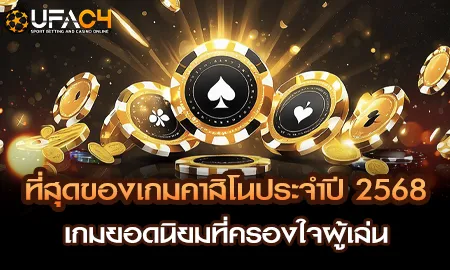 โปรโมชั่นใหม่ปี 2569 ของ UFAC4 ยูฟ่า4C โบนัสคุ้มค่า ฝากถอนออโต้